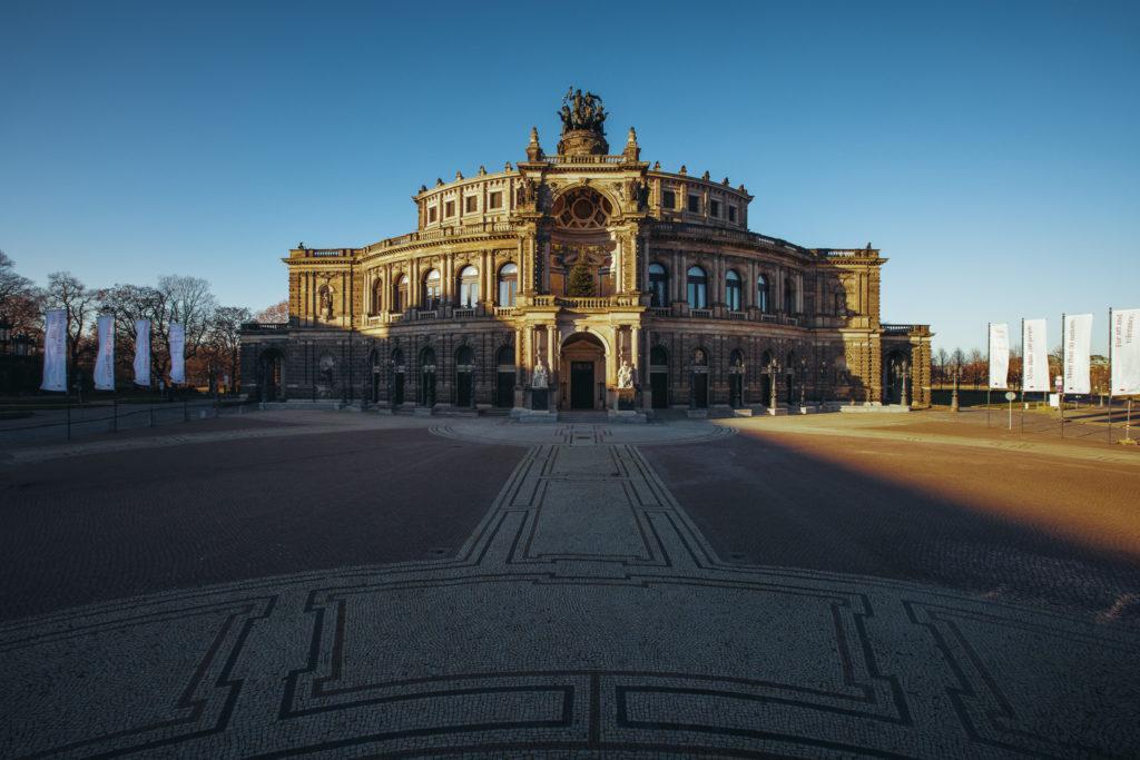 Die Semperoper in Dresden